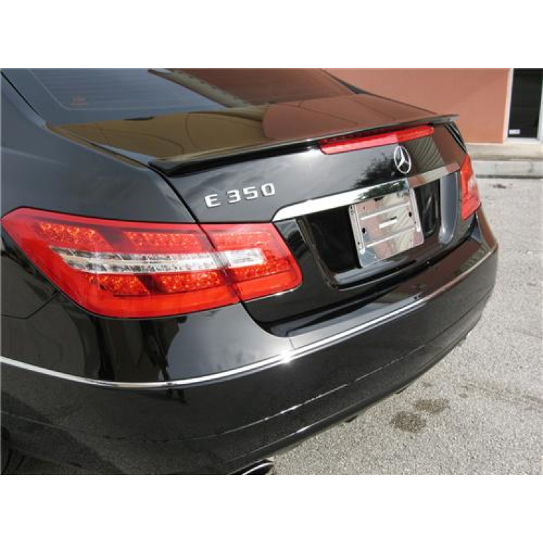 Painted B Type PU Roof Spoiler For 10-15 Benz C207 Coupe E250 E350 E500 Tail Lip 