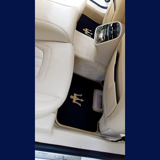 2013-2017 Maserati Quattroporte German Velour Front & Rear Floor Mats