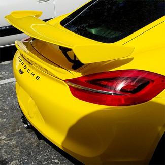 2013-2016 Porsche Cayman GT4 Style Dual Wing Spoiler Package